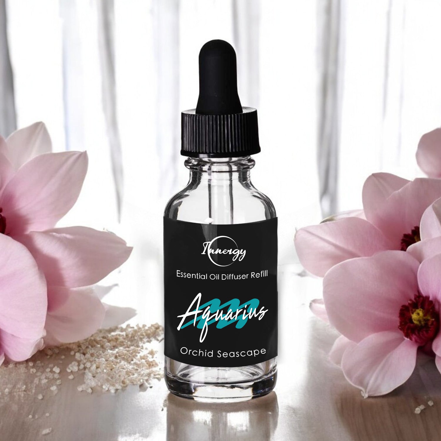 Aquarius Zodiac Crystal-Enhanced Oil Diffuser, Car Air Freshener, 8ml