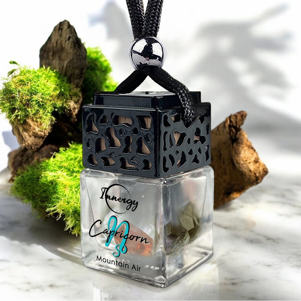 Capricornus Zodiac Crystal-Enhanced Oil Diffuser, Car Air Freshener, 8ml