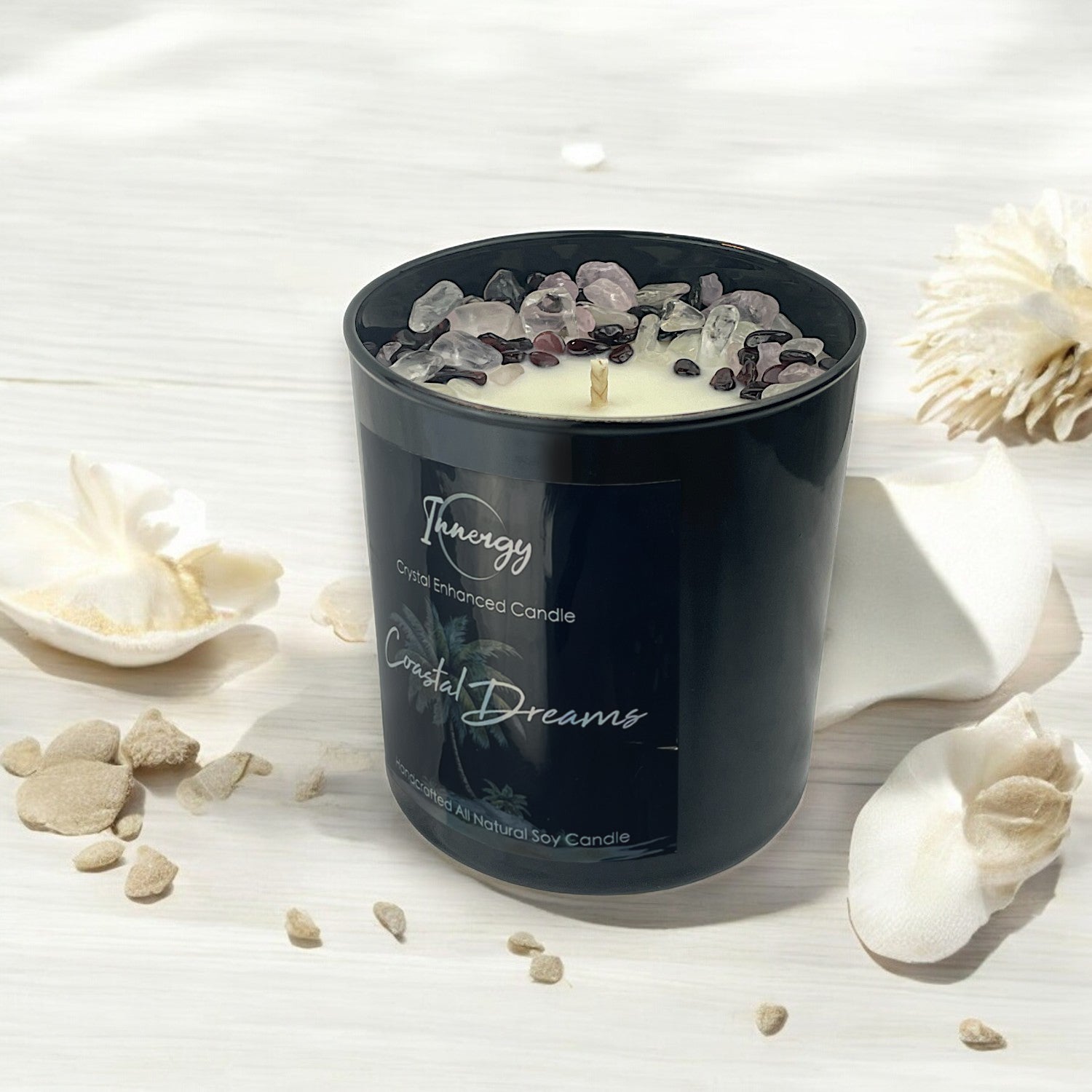 Coastal Dreams Crystal Candle, 10oz