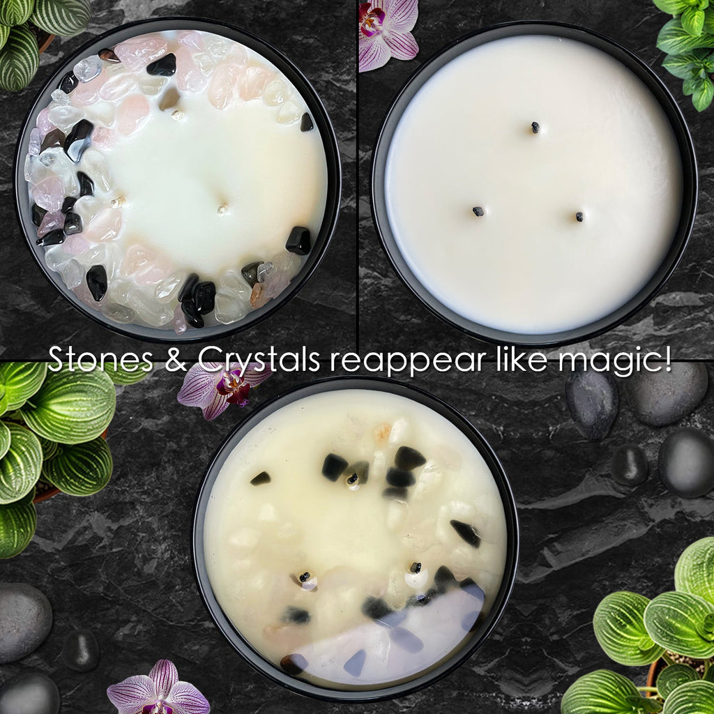 Aquarius Zodiac Crystal Candle, 10oz
