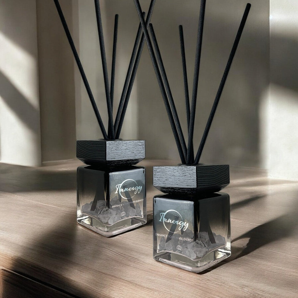 Secret Garden Crystal-Enhanced Reed Oil Diffuser, 100ml