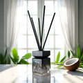 Island Zen Crystal-Enhanced Reed Oil Diffuser, 100ml