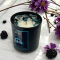 Libra Zodiac Crystal Candle, 10oz