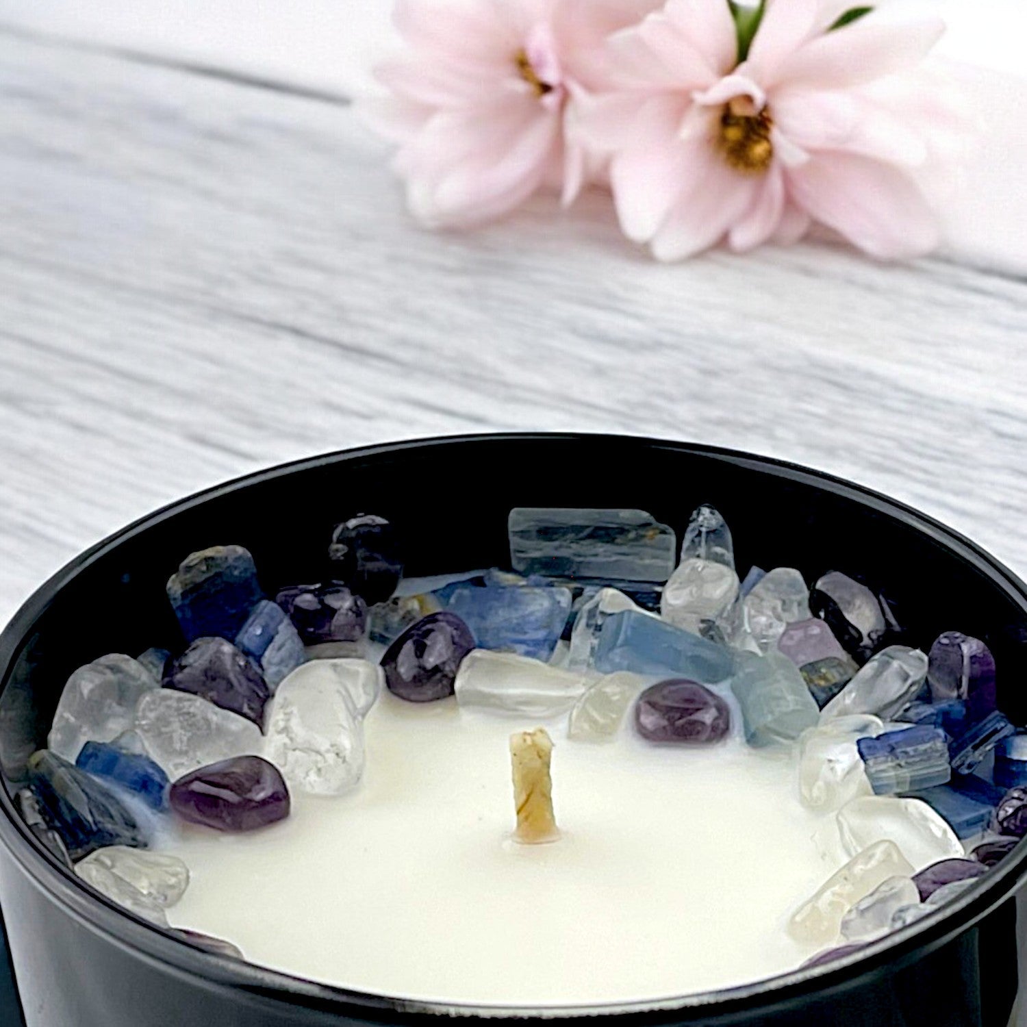 Cactus Flower and Jade Crystal Candle, 10oz