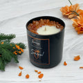 Sacral Chakra Crystal Candle, 10oz