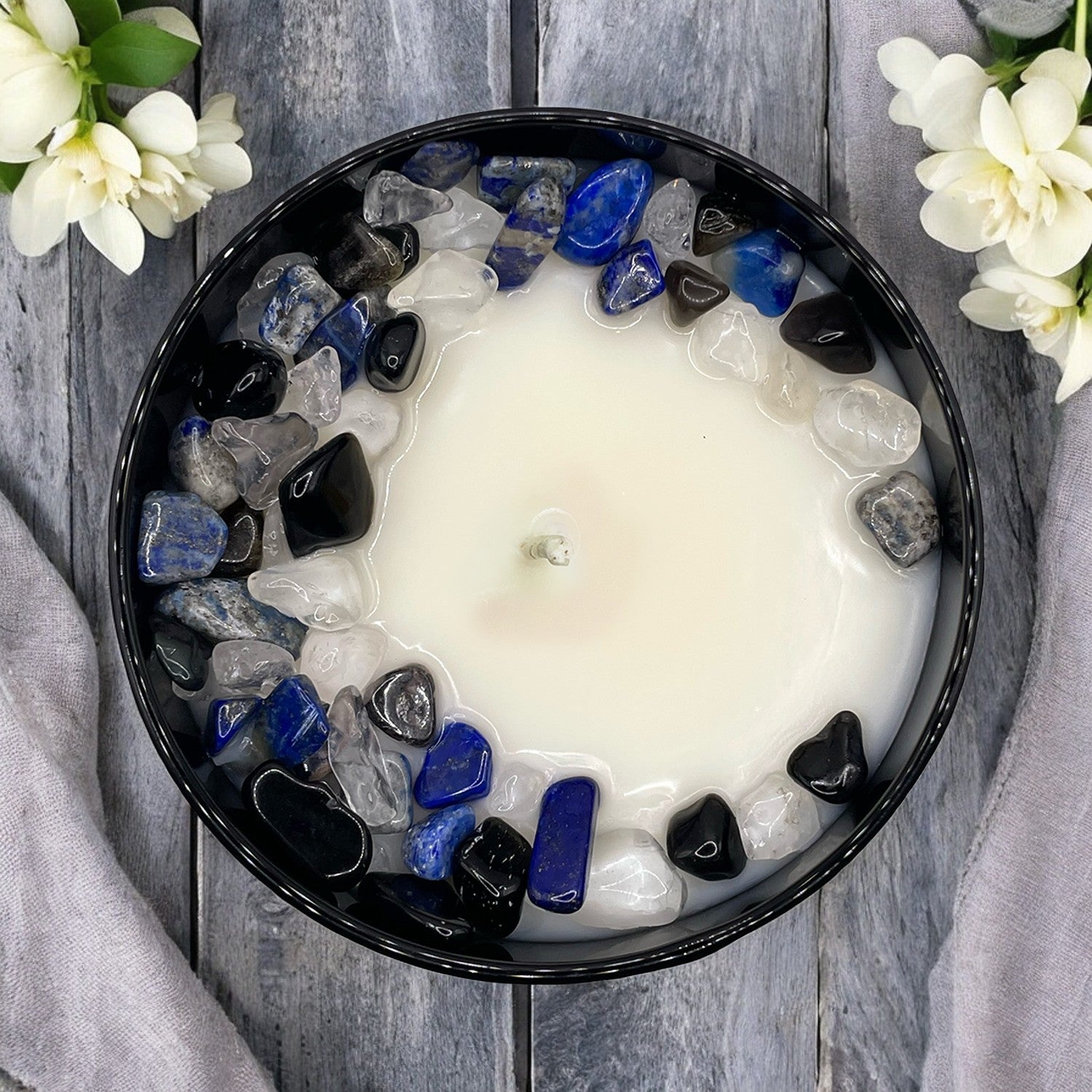 Eternal Blooms Crystal Candle, 10oz