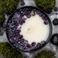 Cypress Mist Crystal Candle, 10oz