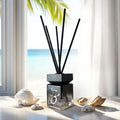 Taurus Zodiac Crystal-Enhanced Reed Oil Diffuser, Coastal Dreams Scent, 100ml