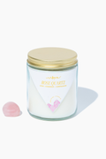 7.5oz Crystal Candle - Rose Quartz - Love + Kindness + Compassion