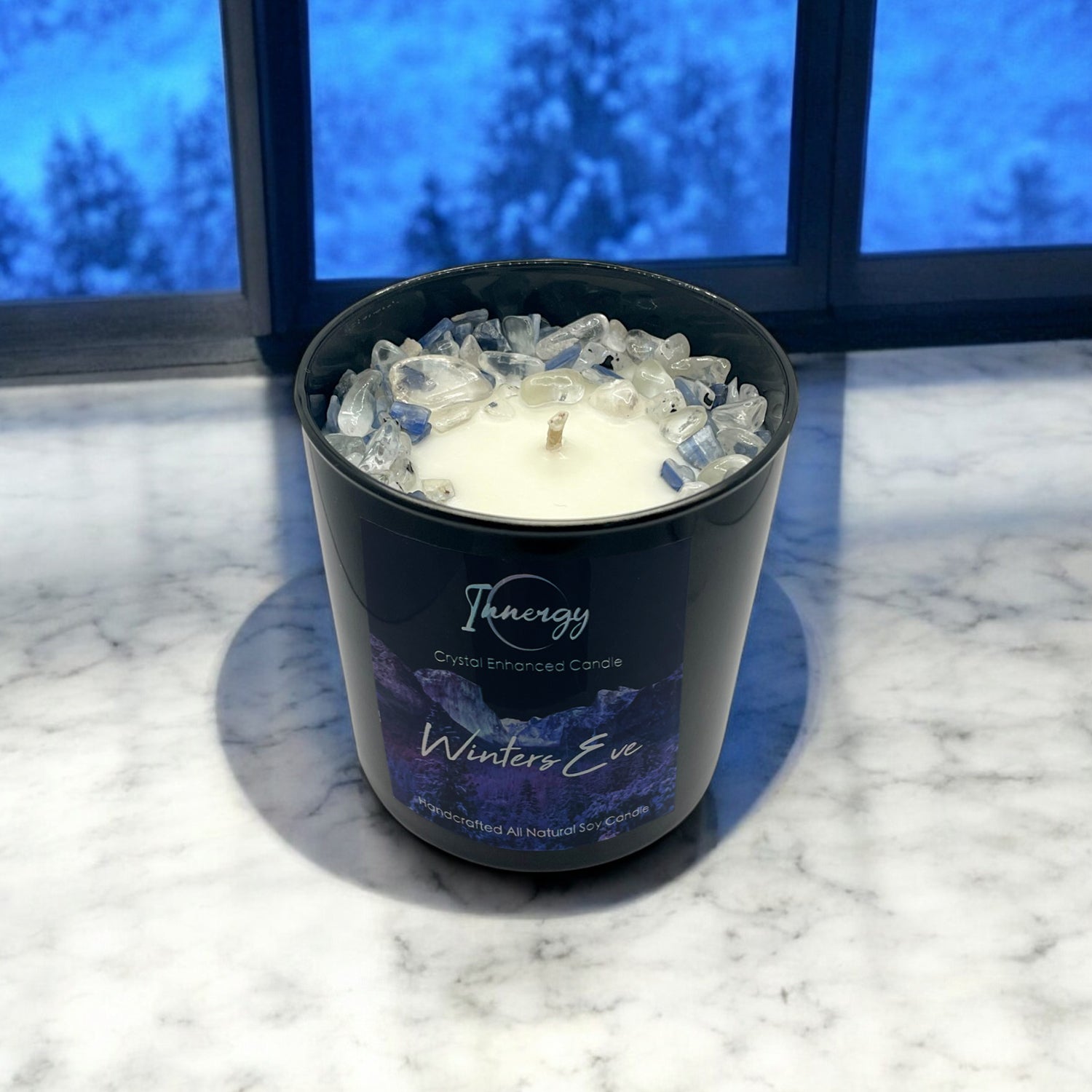 Limited Edition: Winter's Eve Crystal Candle, 10oz