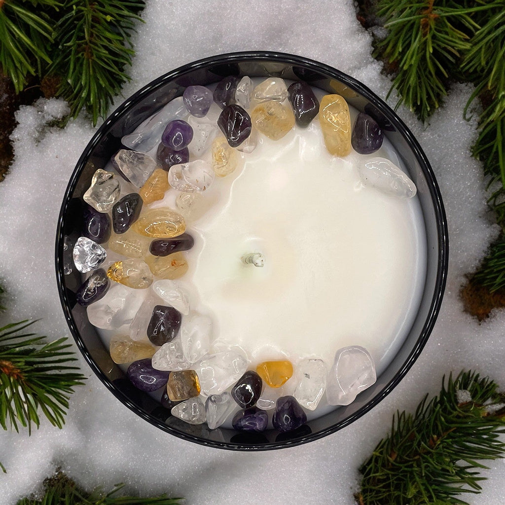 Arctic Winds Crystal Candle, 10oz
