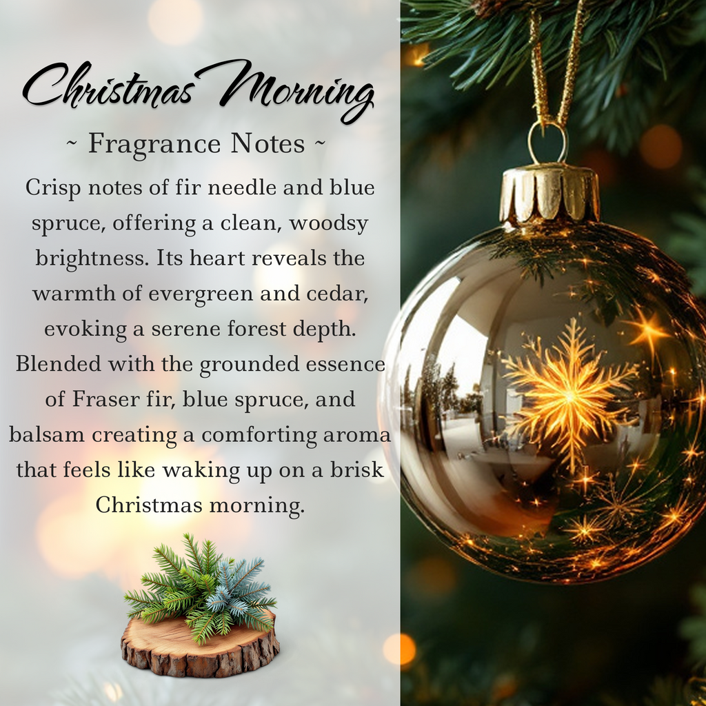 Limited Edition: Christmas Morning Crystal-Enhanced Premium Coconut-Soy Wax Melts