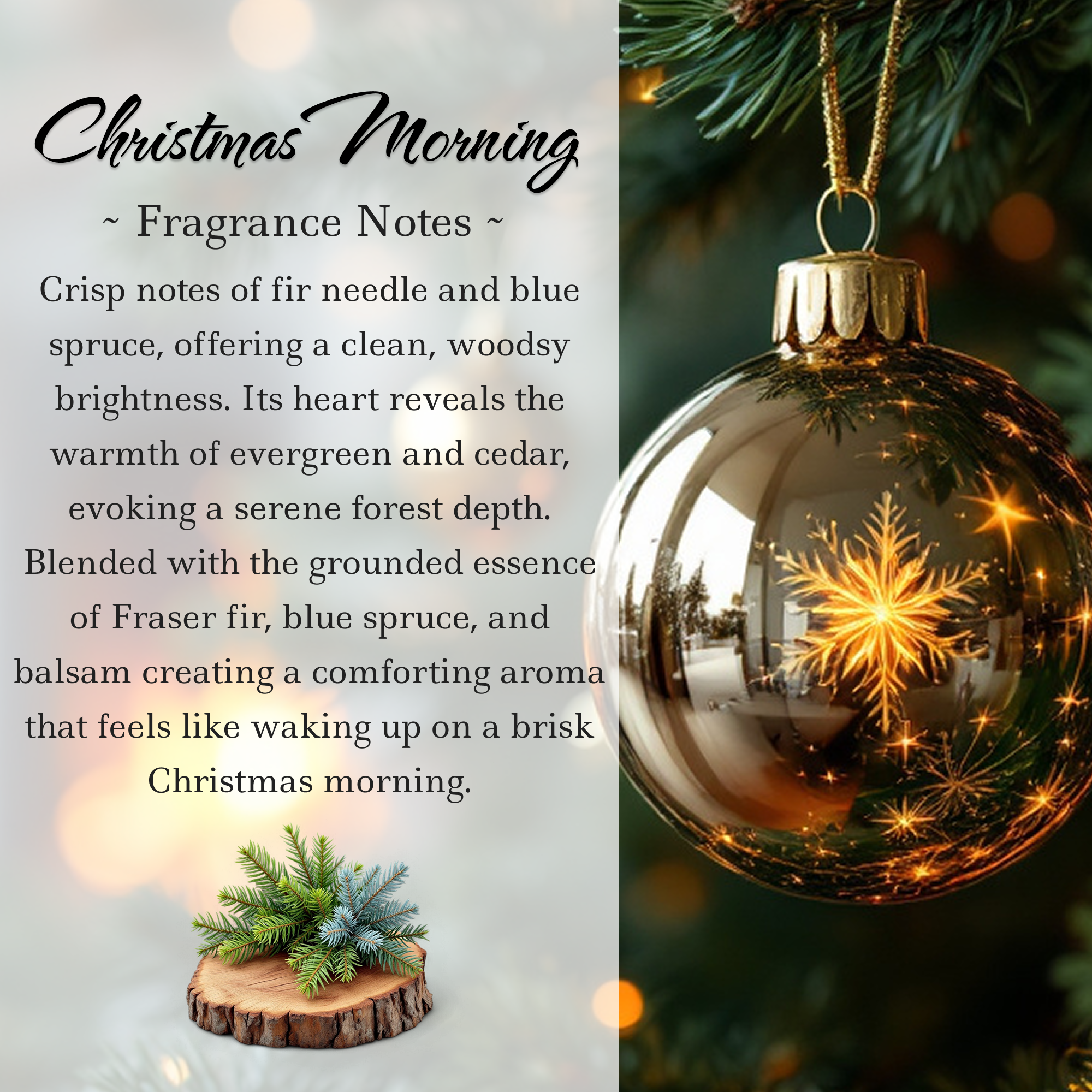 Limited Edition: Christmas Morning Crystal-Enhanced Premium Coconut-Soy Wax Melts